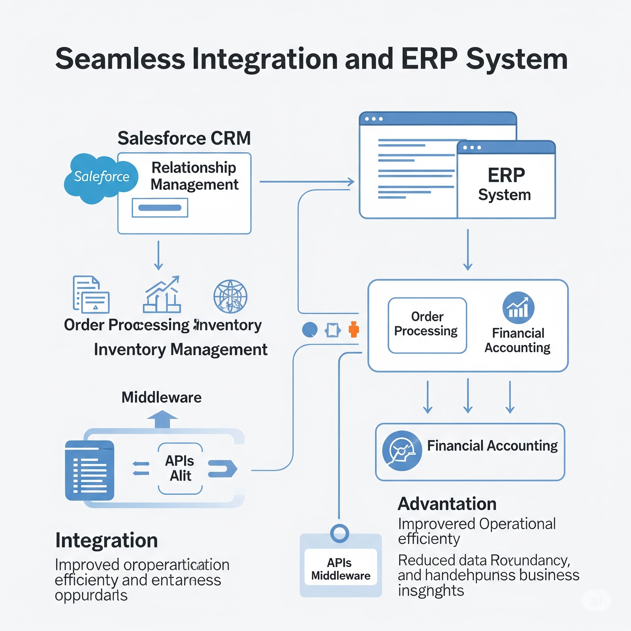 Integrating Salesforce CRM with ERP System